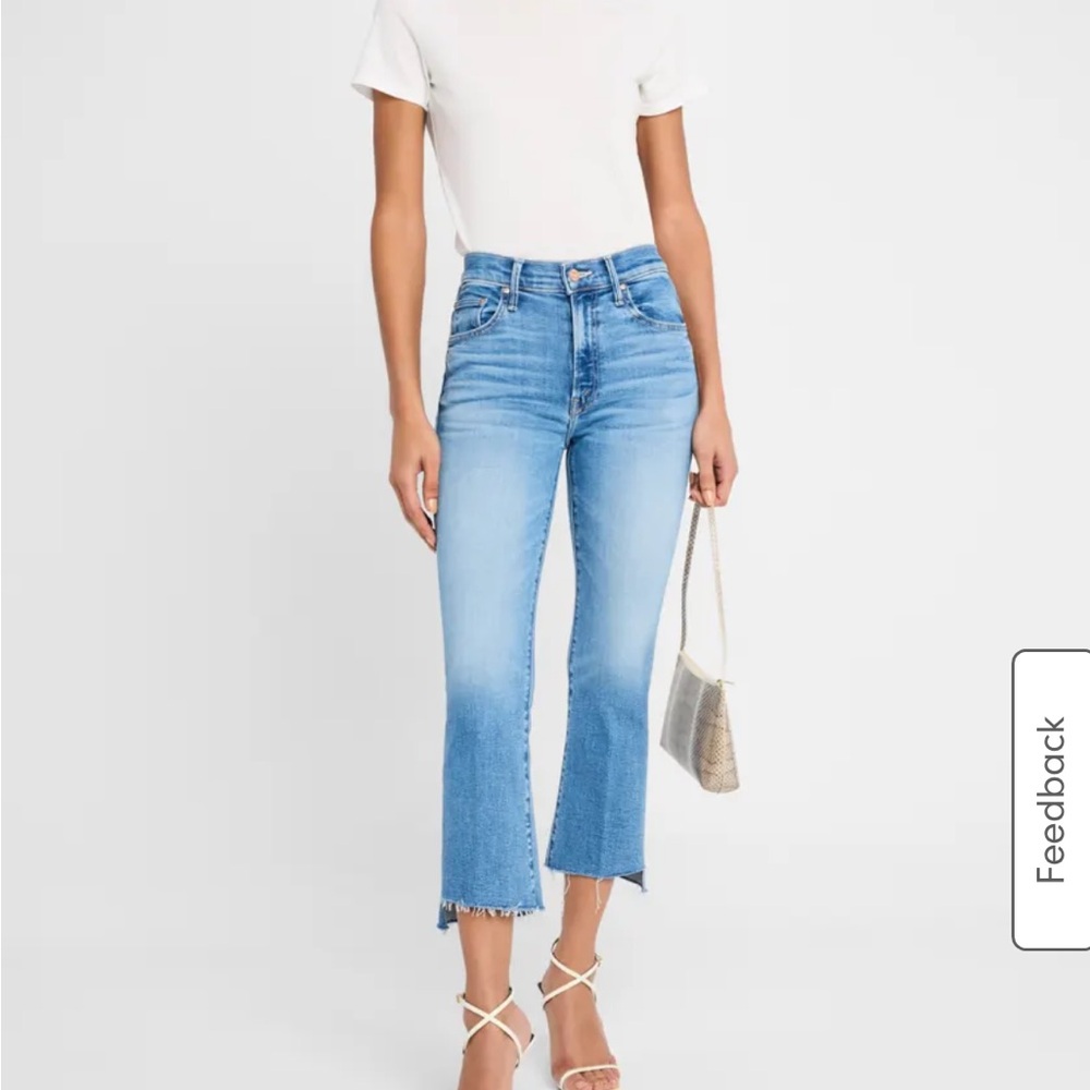 MOTHER Insider Crop Step Fray; Ankle Cropped Jeans Timeless Style. EUC